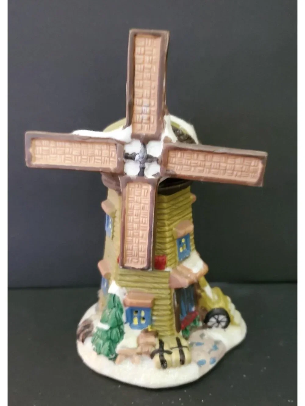Cobblestone Corner WINDMILL Christmas Village building accessory house wind mill